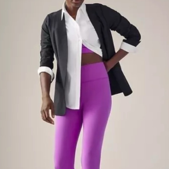 Athleta Avenues Blazer - Black Plus Size 18 - Picture 3 of 15